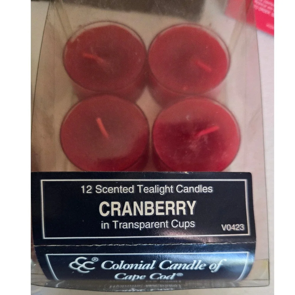 Holiday Candle Lot Wax Melts, Tea‎ Lights, & Votives - Balsam Pine Peppermint